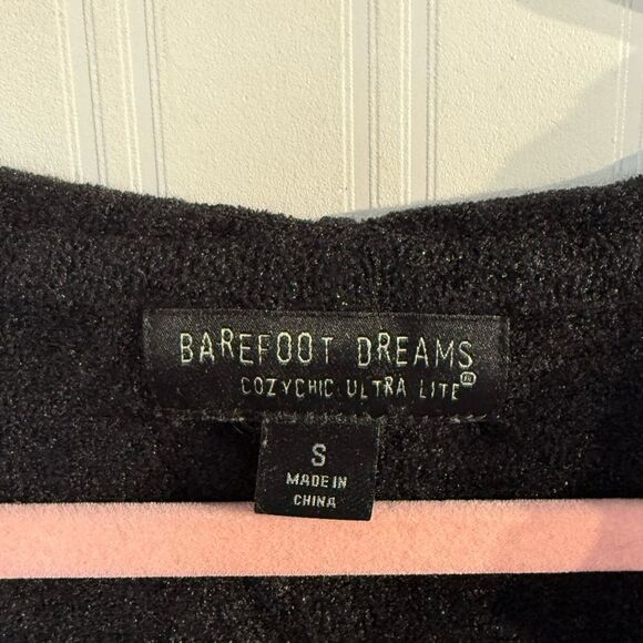 Barefoot Dreams CozyChic Black‎ Ultra Size Small - Picture 3 of 4